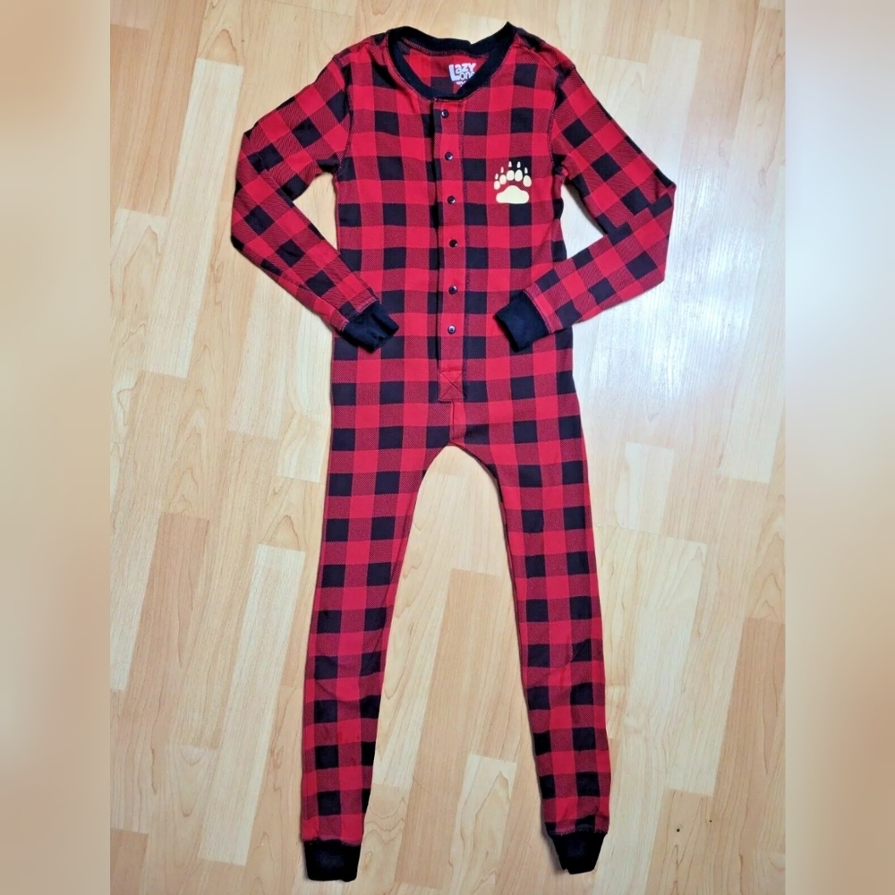 BUNDLE & SAVE Lazy One bear cheeks one piece pajamas
